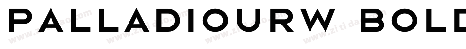 PalladioURW Bold字体转换